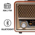 Radio Portátil Retro Cmik Mk-197 Am/fm Bluetooth RADIO RETRO CMIK MK-197