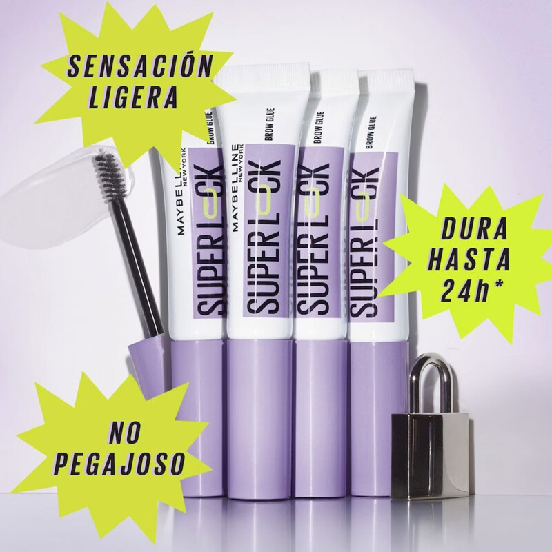 Gel Fijador de Cejas Maybelline lock Brow Glue Gel Fijador de Cejas Maybelline lock Brow Glue