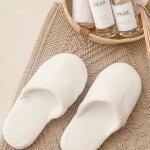 Pantufla Velour Blanco G