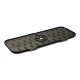 Alfombrilla silicona antisalpicaduras grifo cocina 37 cm x 14 cm Negro
