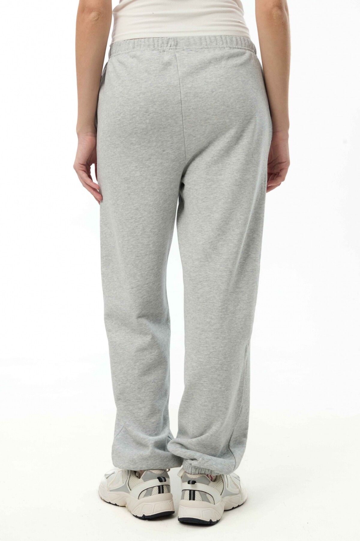 Pantalón Mecha Gris Melange