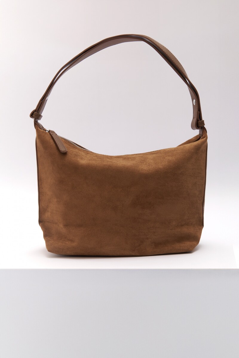 CARTERA SUEDE DOBLE ASA MARRON