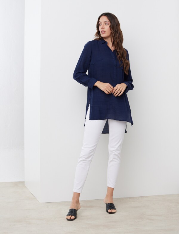 Blusa Oversized AZUL