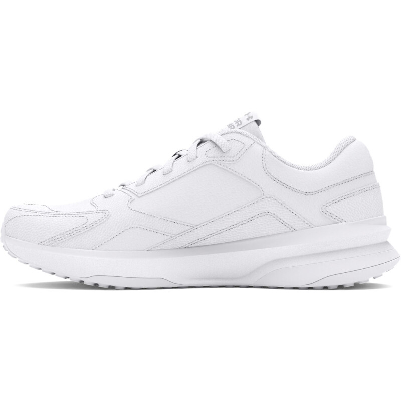 UA W Edge LTHR-WHT WHT-100