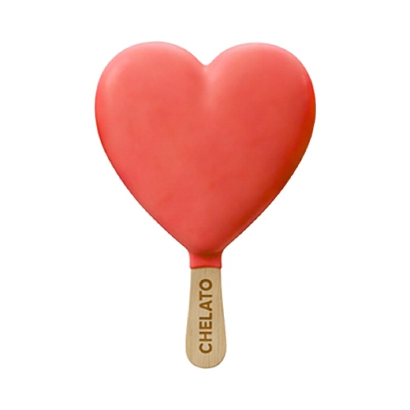 Paletas Helado Chelato - 1 ud. - Corazón Fresa