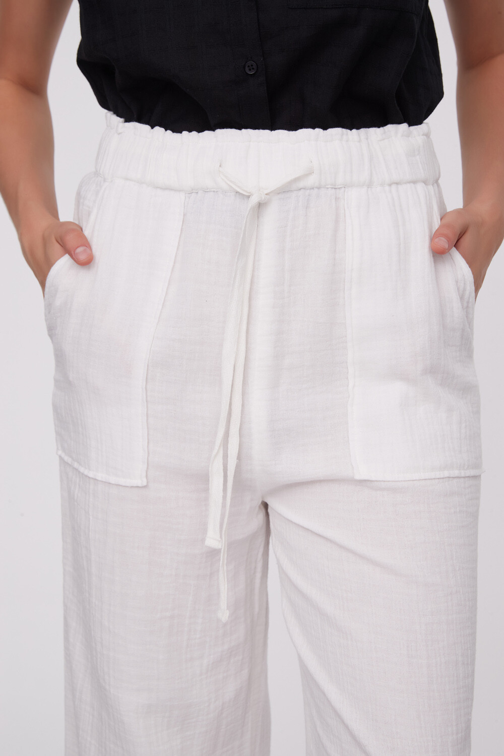 Pantalon Ravenea Marfil / Off White