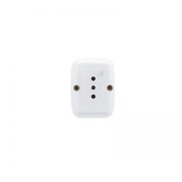 Caja exterior de 1 módulo con 1 toma 3 en línea blanco M47218