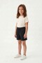 Short en terry con bolsillos NEGRO