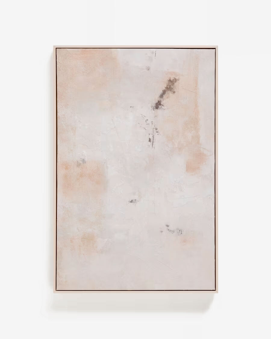 Cuadro abstracto Silpa beige 60 x 90 cm Cuadro abstracto Silpa beige 60 x 90 cm