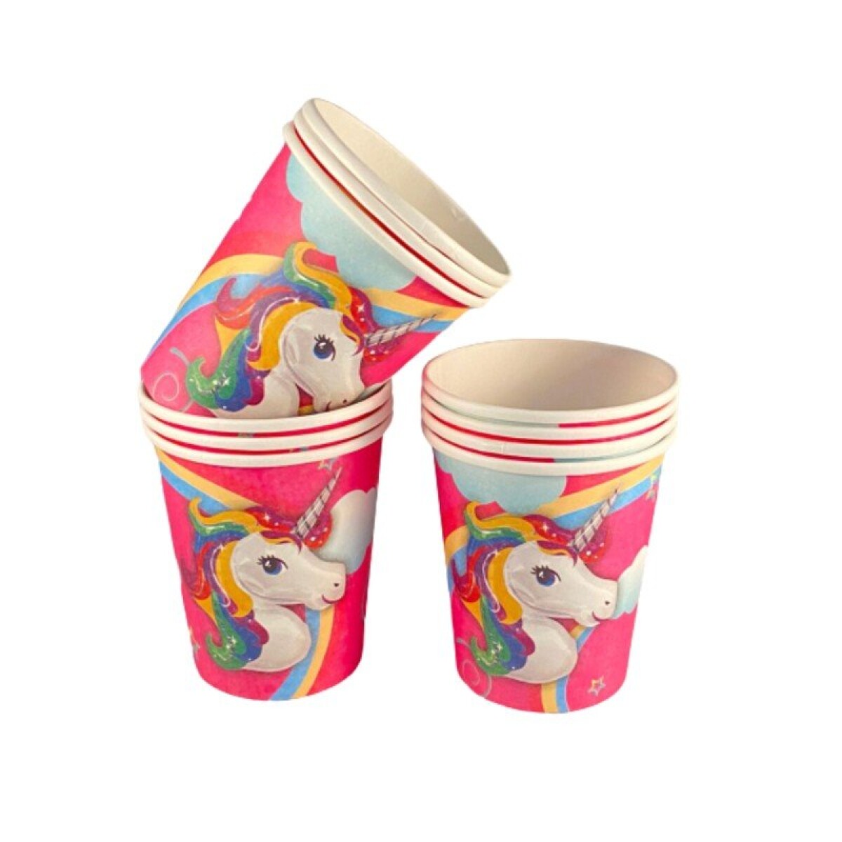 Vaso Descartable Unicornio x10 
