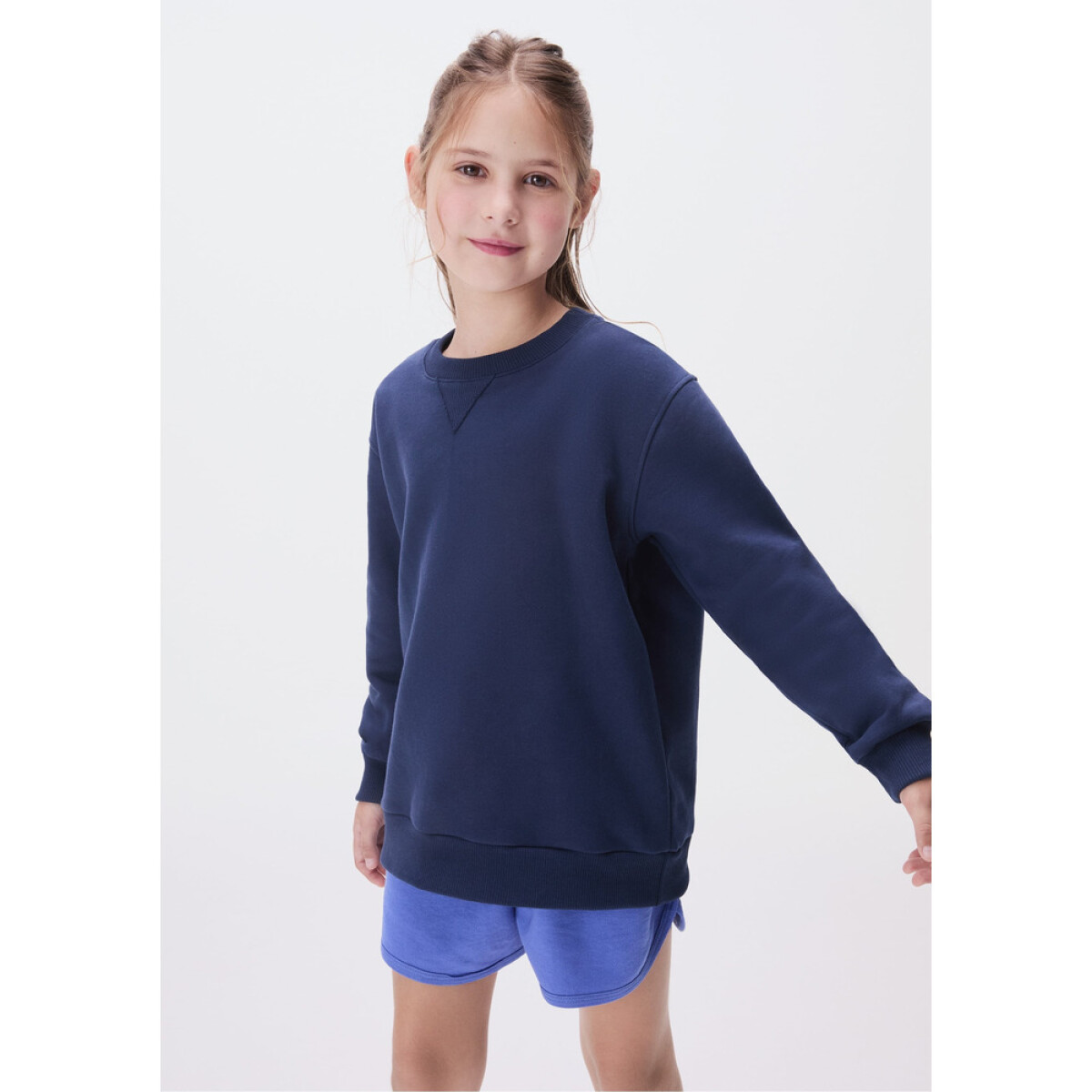 BLUSAO INFANTIL - AZUL ESCURO 