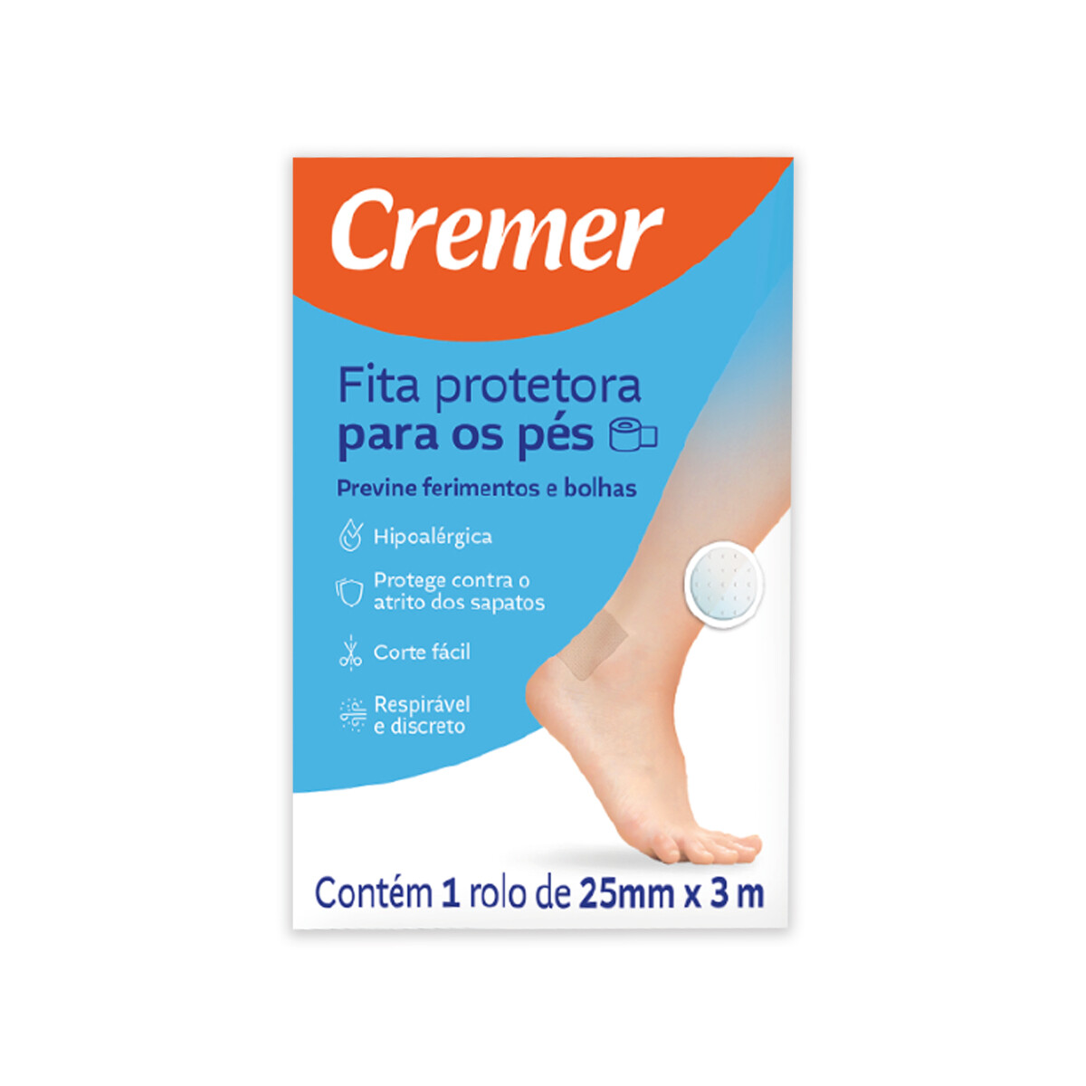 CINTA PROTECTORA P/ PIES CJ X 32 UNID. 