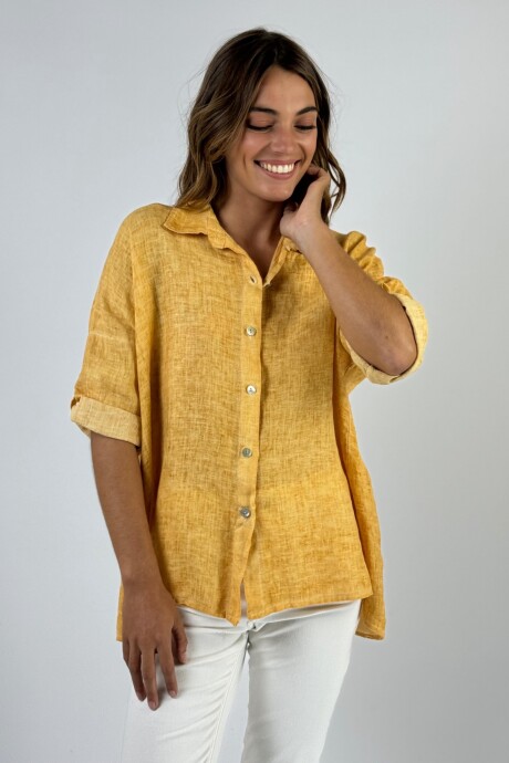 CAMISA NOCTARA Mostaza