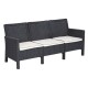 Sofá NOVA exterior resina simil ratan 3 asientos 3 almohadones Sofá NOVA exterior resina simil ratan 3 asientos 3 almohadones