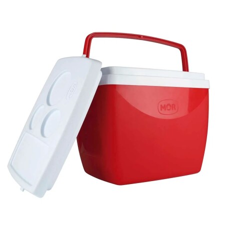 Conservadora Térmica de 18 Litros Mor Playa Camping Viajes Rojo