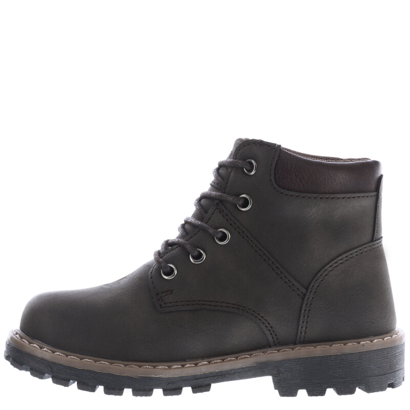 Botas de Niño Croco Kids Botita JUSTIN acordonada Marrón