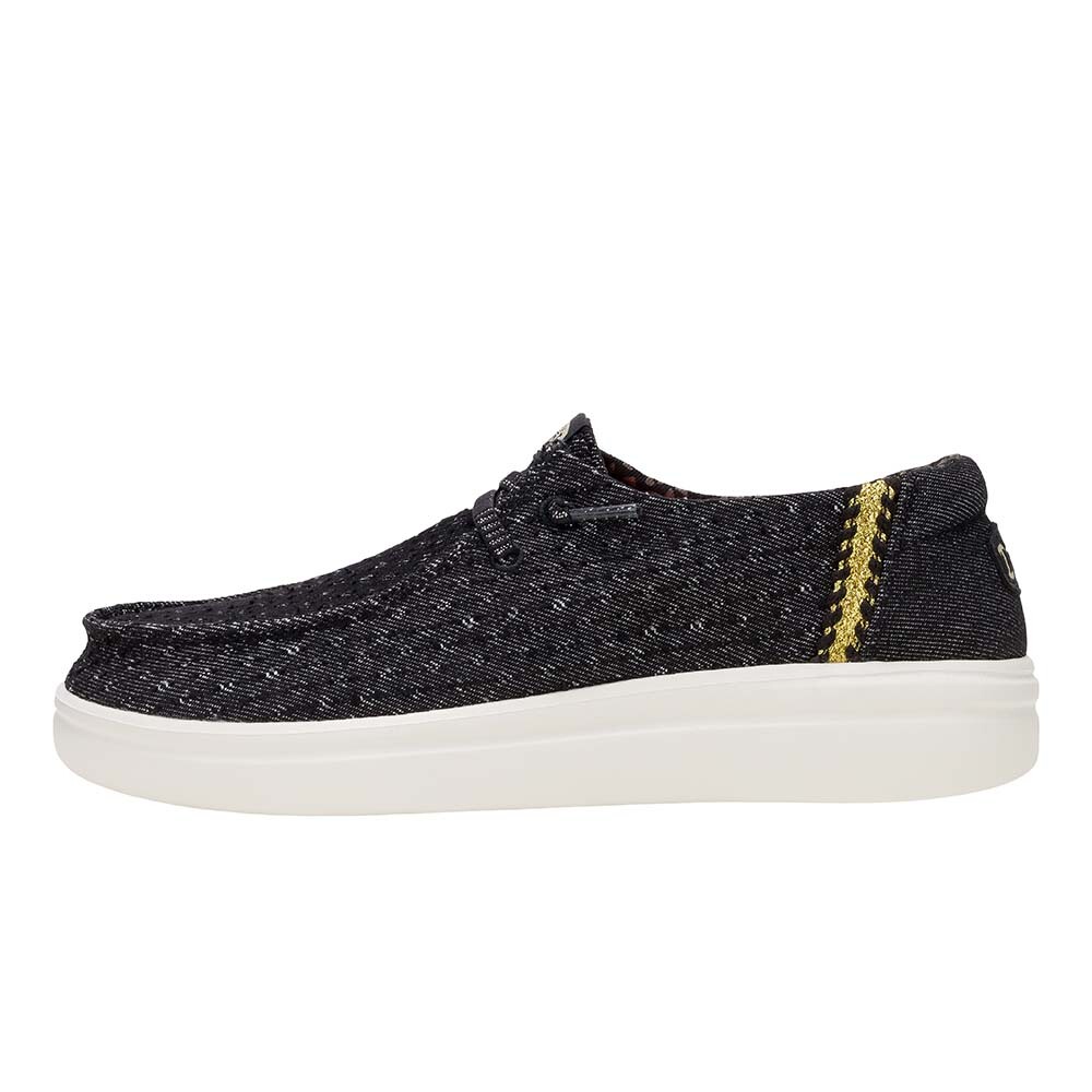 Wendy Rise Perf Canvas - Mujer Black