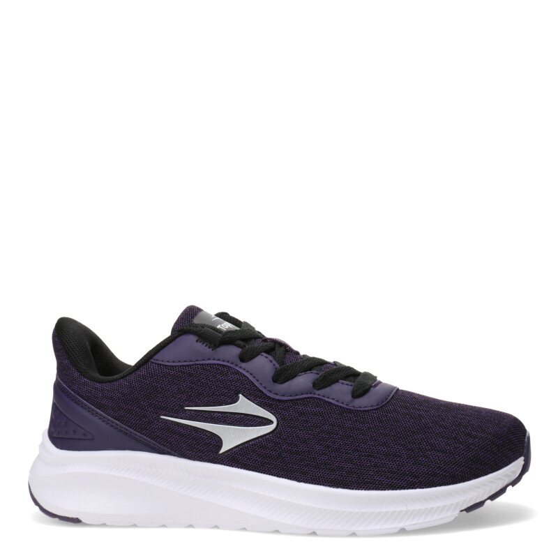 Championes de Mujer Topper Core Running Violeta - Negro - Gris