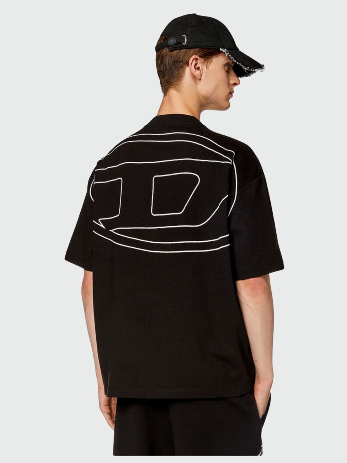 DIESEL - Remera T-Boggy-Megoval-D Alta Automática