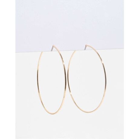 Argollas De Metal Dorado