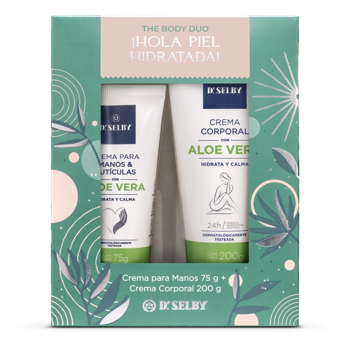Crema Corporal y Manos Dr Selby Aloe 2 Unidades 