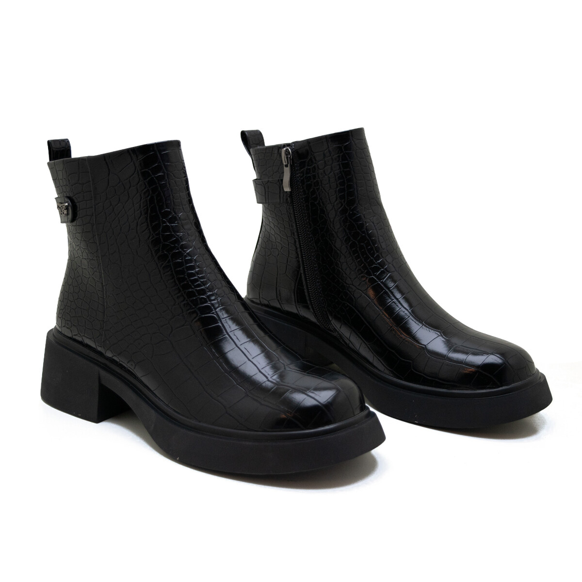 Botas Country de Mujer - HX012-B9309 - Negro 