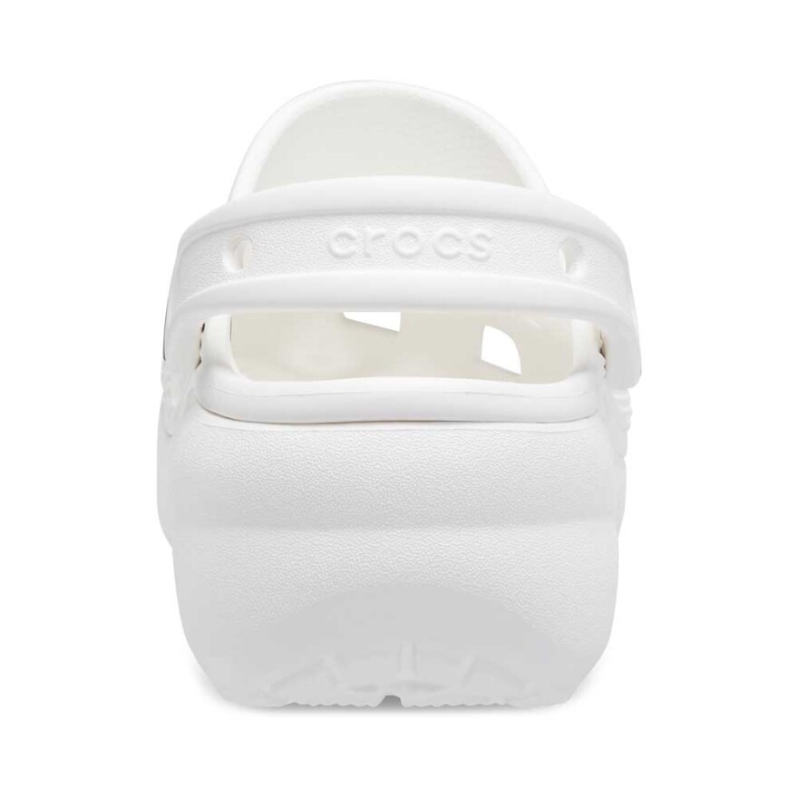 Plataformas Crocs Classic Clog W Mujer White