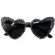 Lentes Corazón x1 Brillos