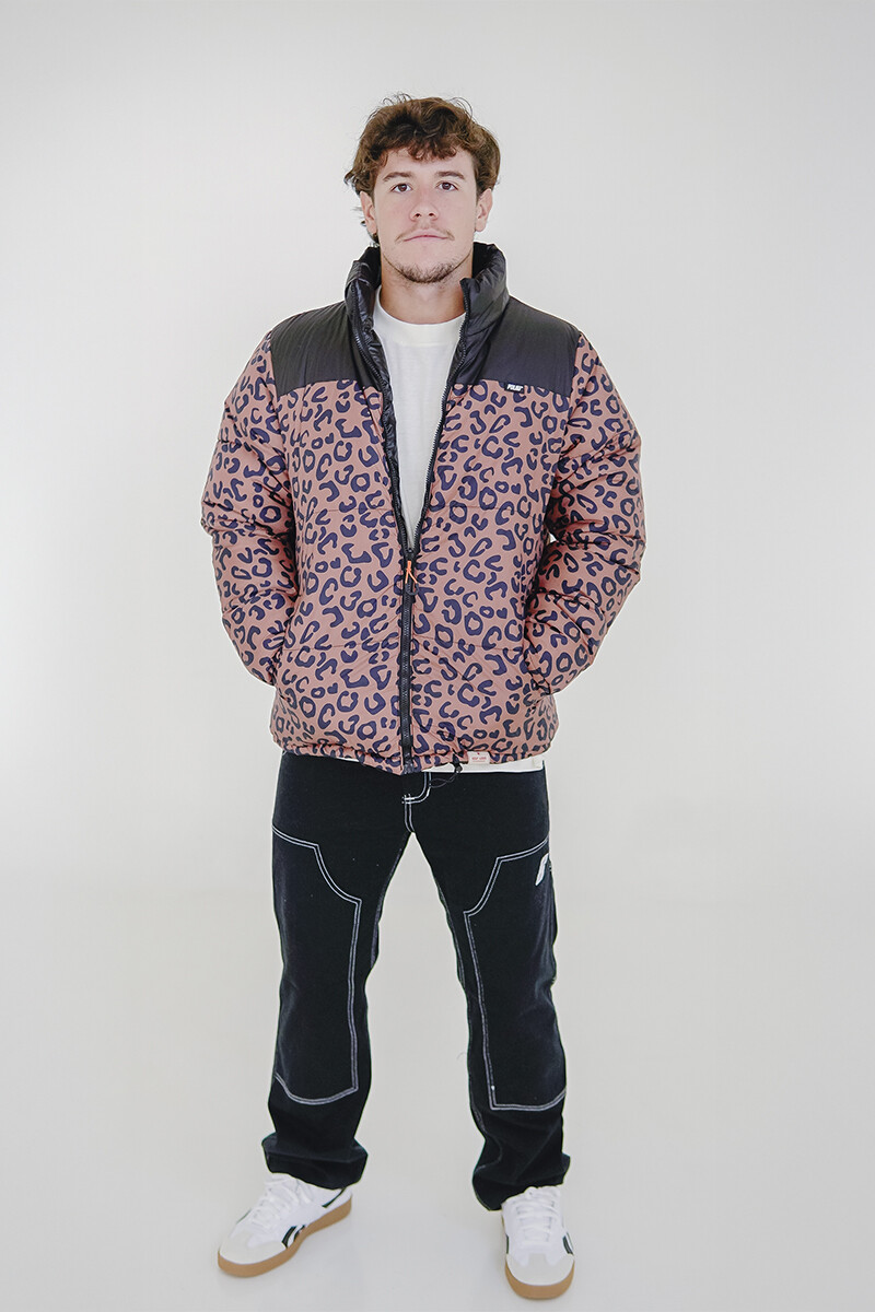 Campera Pulau Puffer Gloffy Reversible - Negro 