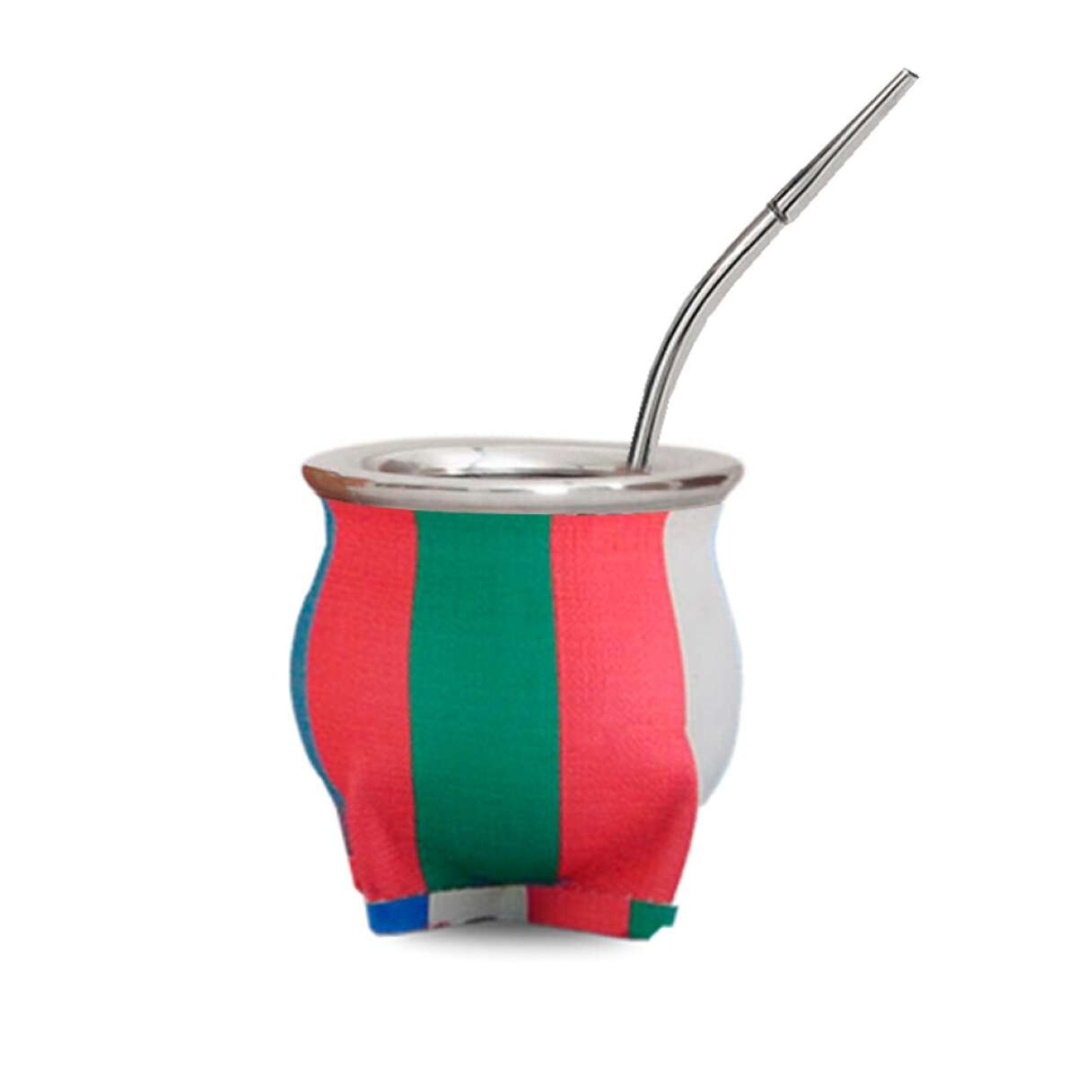 Kit Matero Australis - Rayado Coral Azul Y Verde 