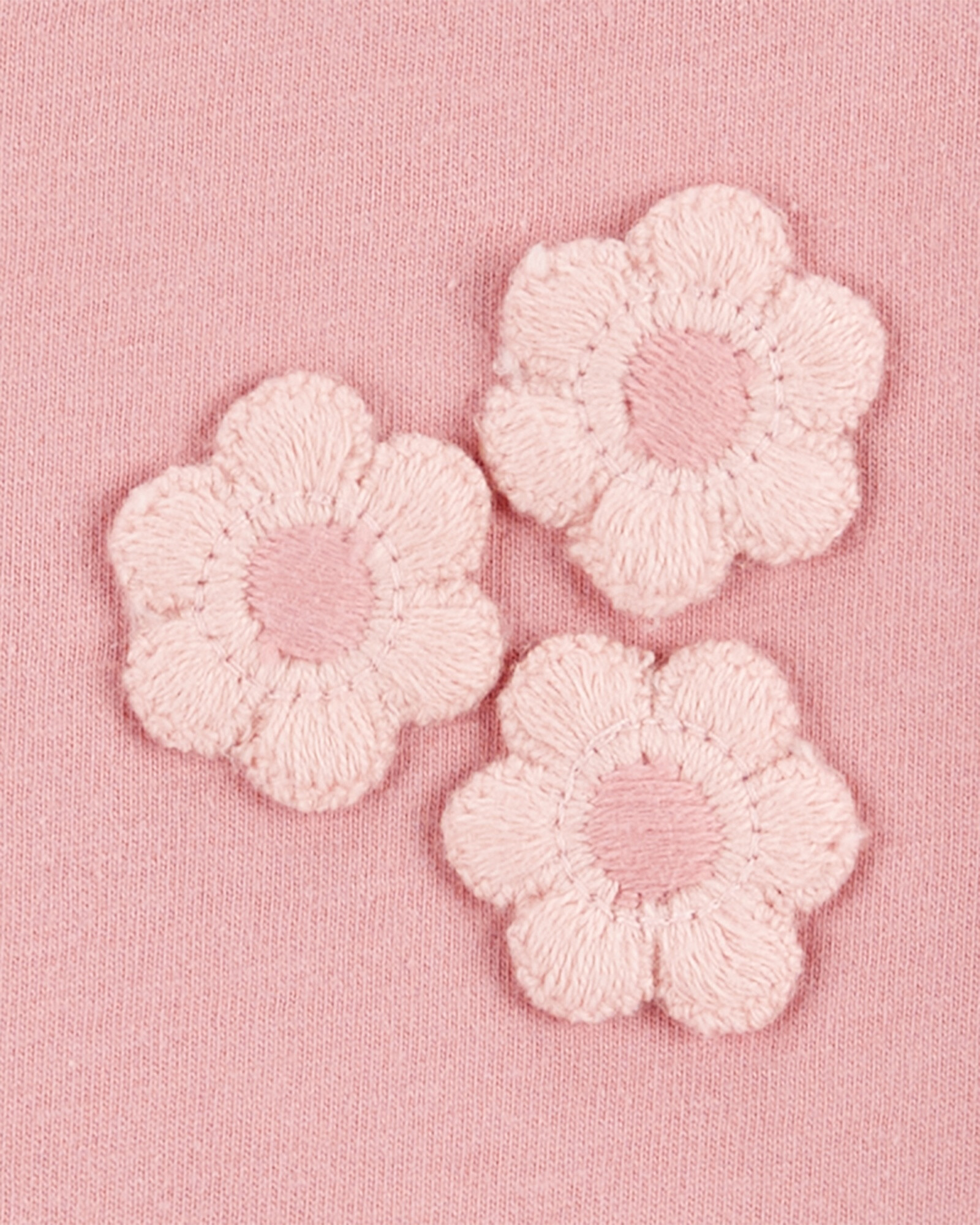 Remera de algodón, mangas con volantes y estampa floral Sin color
