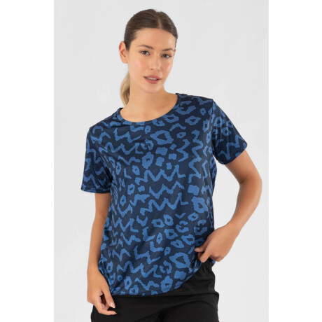 Boxy shirt Azul piedra