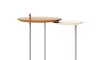 Mesa de arrime - Doble side - Linea Manhattan Marron/Blanco