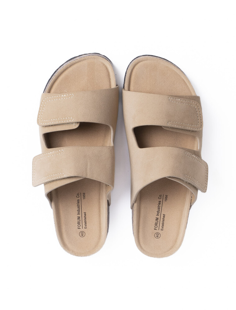 Sandalia Cuero Marruecos Beige