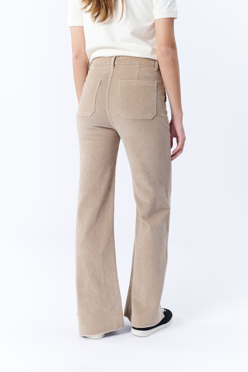 Pantalón de pana oxford Beige