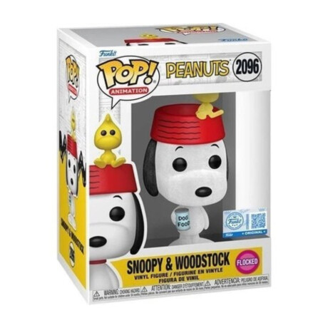 Snoopy con Woodstock - Peanuts (Flocked) - 2096 Snoopy con Woodstock - Peanuts (Flocked) - 2096