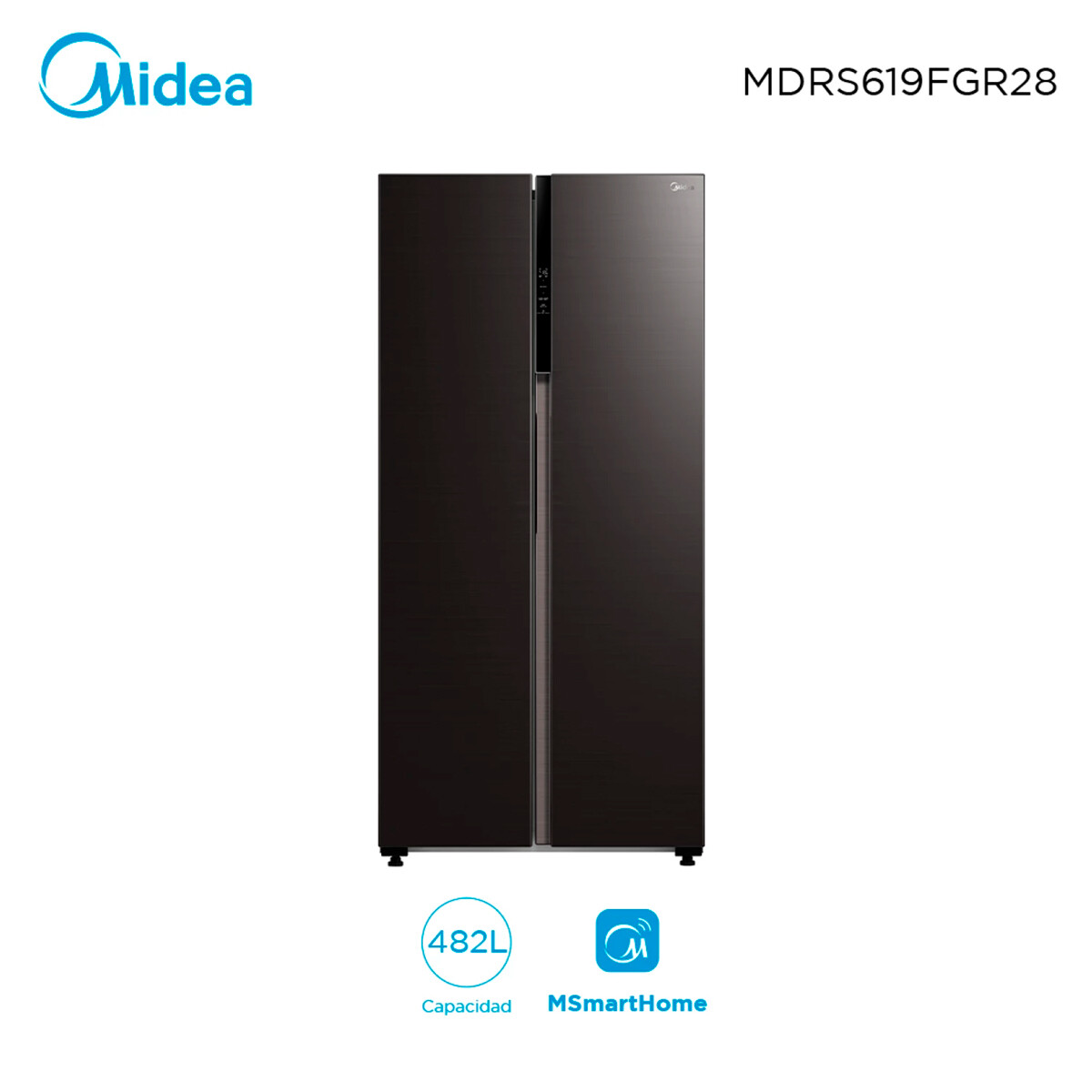 Refrigerador 2 Puertas 482 Lts Inverter Midea Mdrs169fgr28 