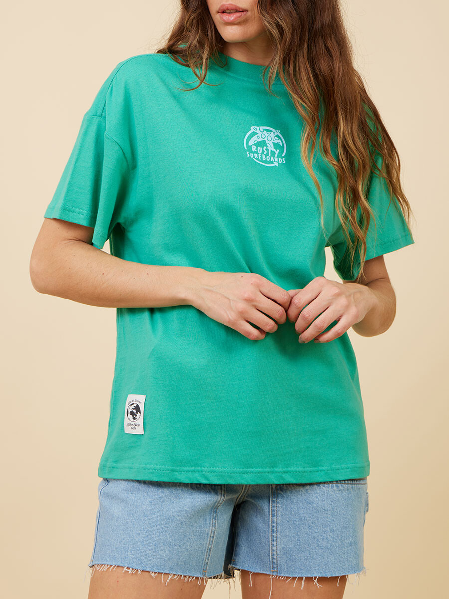 T-SHIRT NIJAR RUSTY - Aqua 