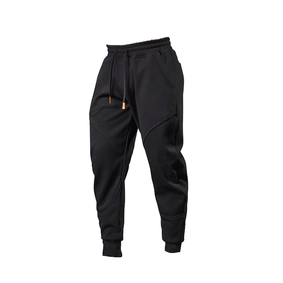 Pantalón Deportivo Entrenamiento Con Puños Hombre - Negro 
