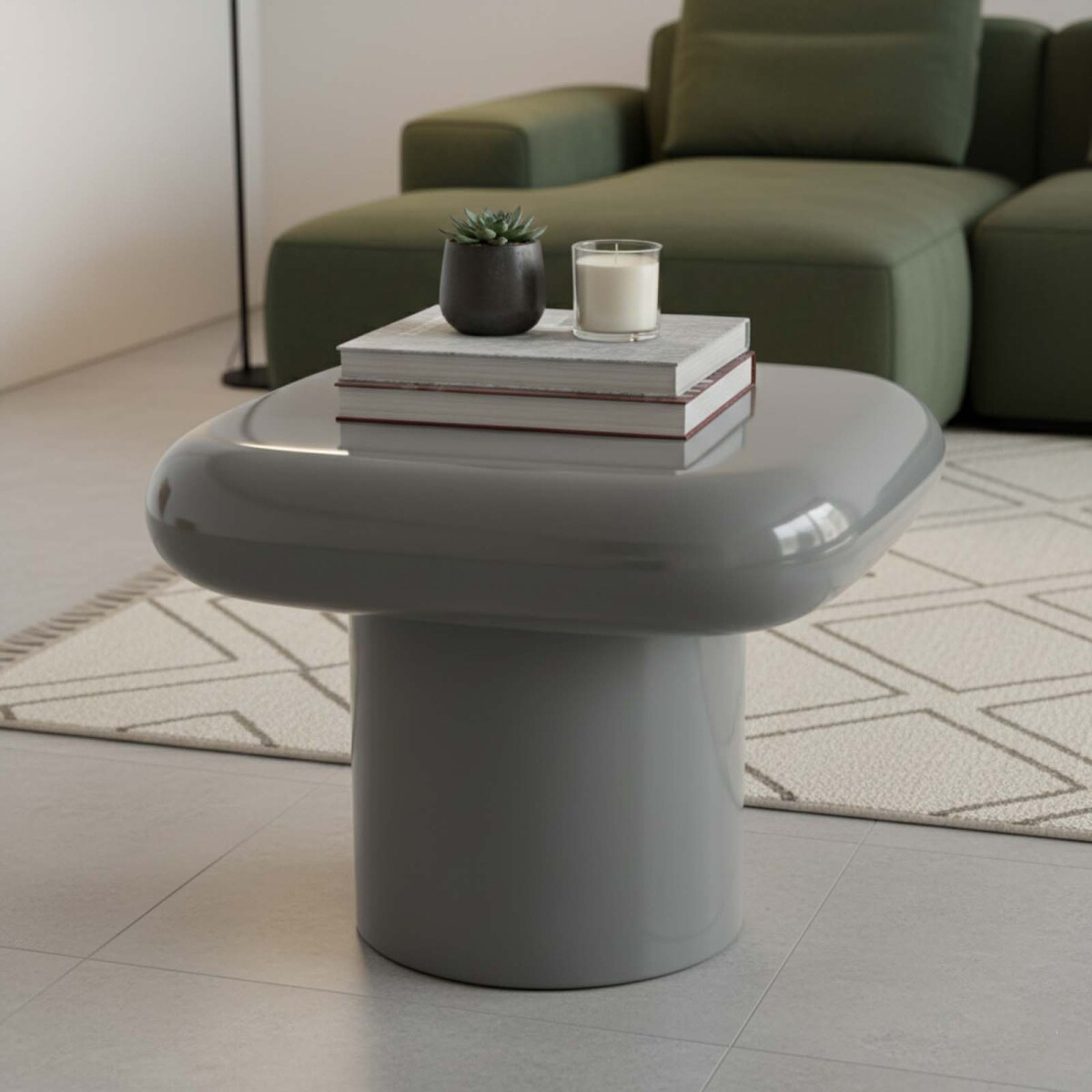 MESA RATONA - METAL GRIS ESTELA 