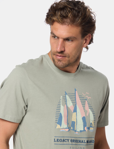 REMERA ESTAMPADA Verde