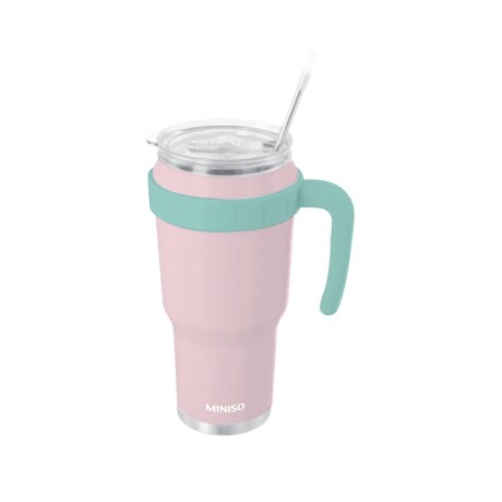 Vaso acero 1.2lts rosa