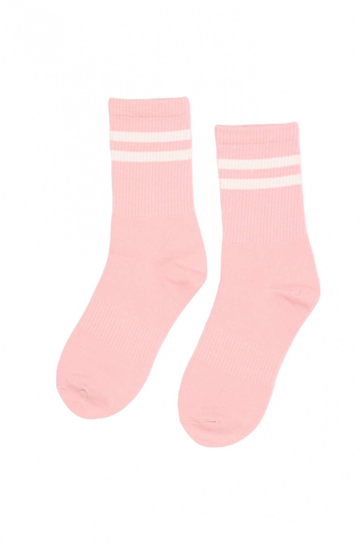 Medias Rayas Rosado