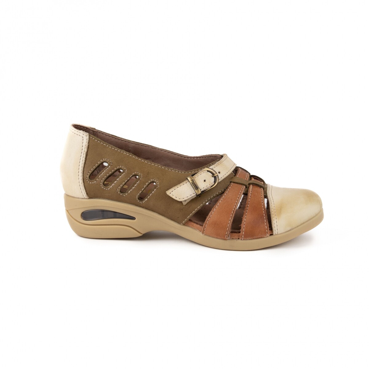 ZAPATO BURBUJA - Verde Combinado 
