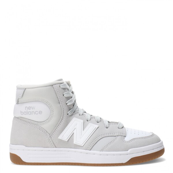 Championes de Hombre 480 New Balance Gris Claro - Blanco