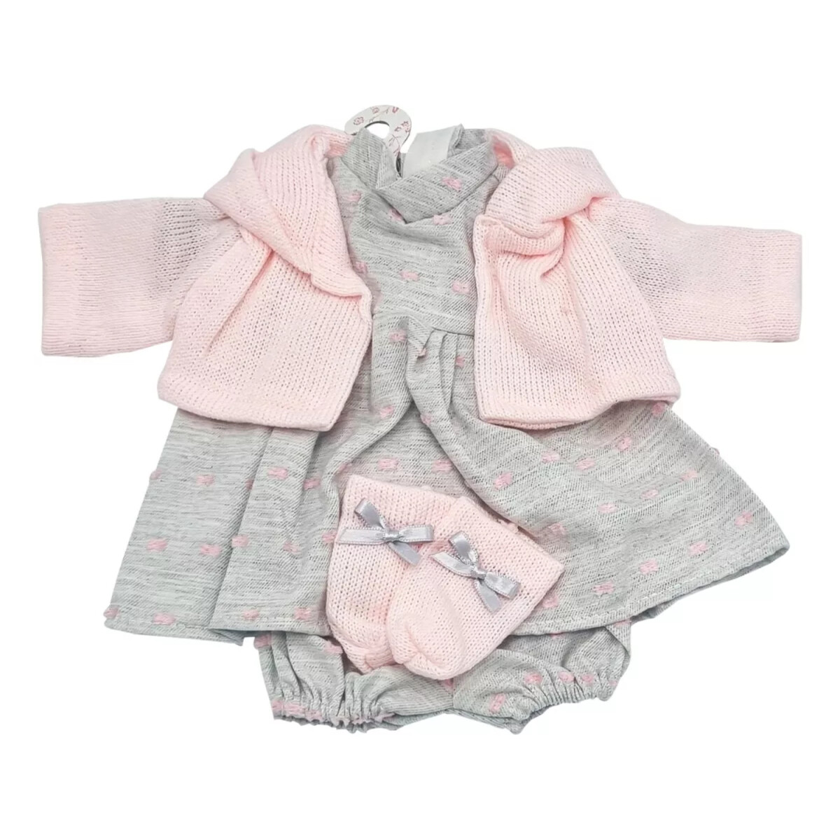 Set Conjunto Vestido Llorens Muñeca 38 Cm Ropa Juguete 