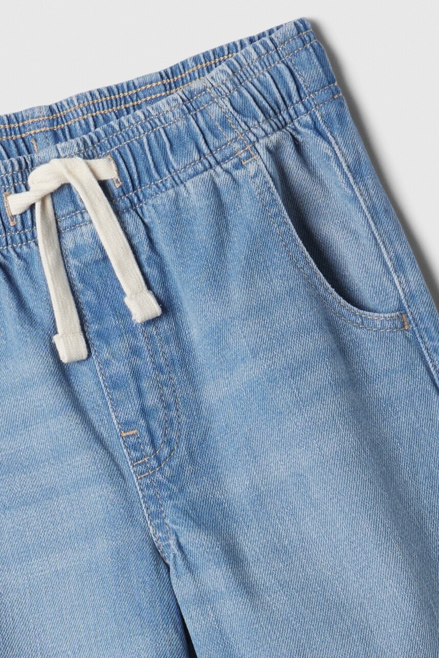 Jean Easy Wide Pull On Niña Medium Wash