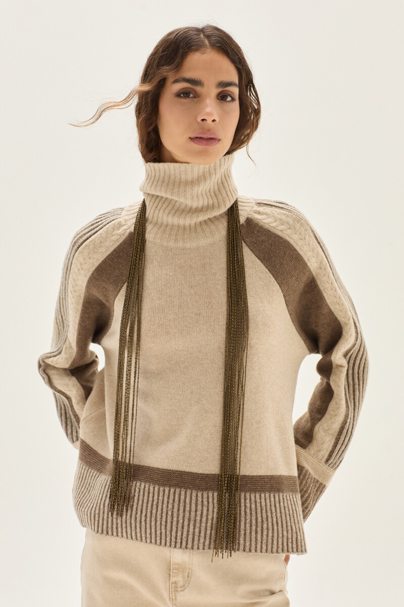 Polera Rosehill - Beige 