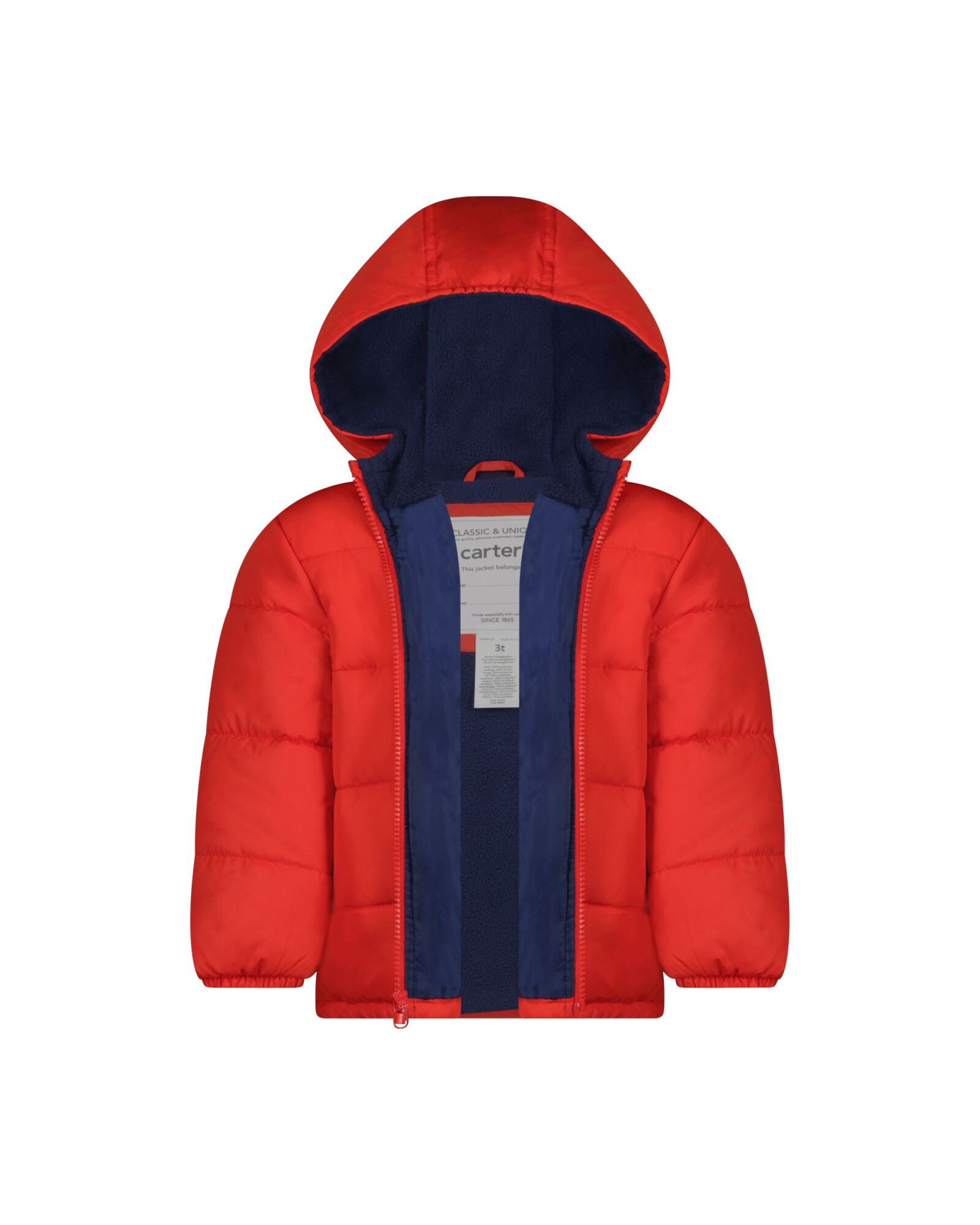 Campera roja resistente al agua 0