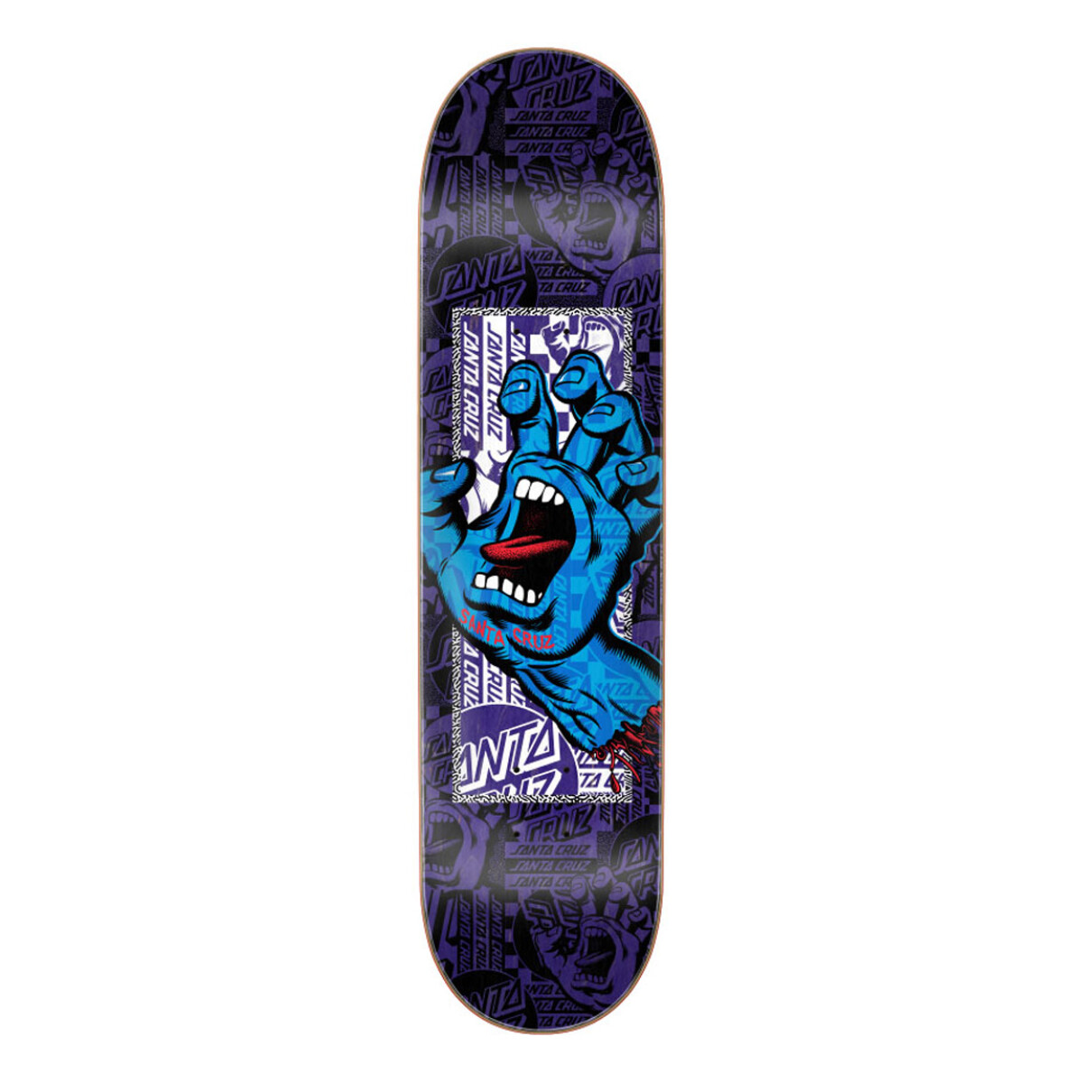 Deck Santa Cruz Collage Hand 7.75" (Sólo Tabla) 